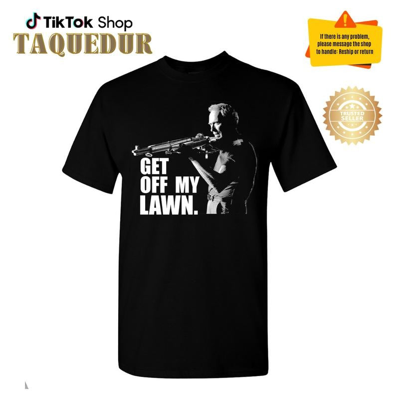 Clint Eastwood T-Shirt Gran Torino Shirt Get Off My Lawn Shirt Gift For Him Classic Movie Shirt Vintage Tee Clint...