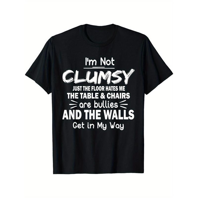 Clumsy Chic Graphic Tee - Men's Short Sleeve T-Shirt