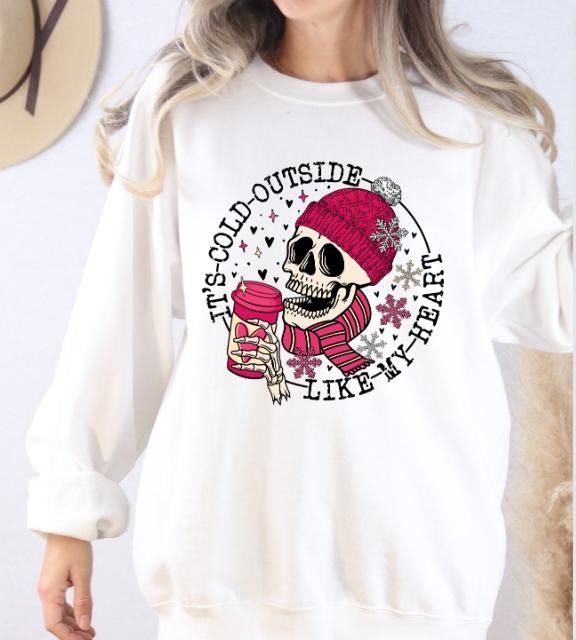 Cold Like My Heart Valentines Day Sweatshirt T-Shirts, Hoodie | TeeBloomCo.com