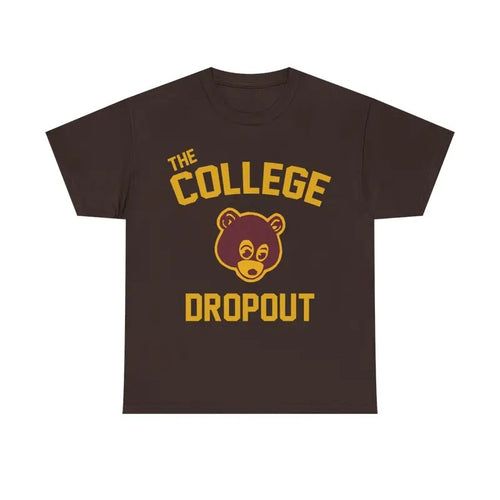 "College Dropout" Inspired Graphic Tee Menswear Retro Shirt T-Shirt Top Vintage Comfy Classic Cotton Casual Tshirt...