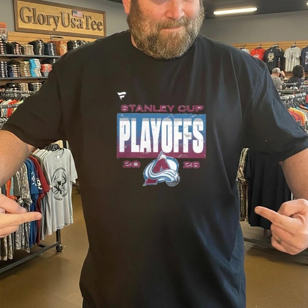 Colorado Avalanche Fanatics 2026 Stanley Cup Playoffs Tri-Blend T-Shirt