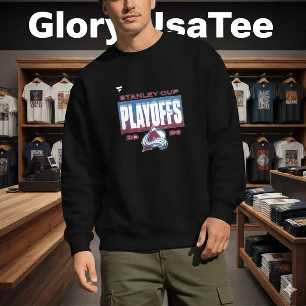 Colorado Avalanche Fanatics 2026 Stanley Cup Playoffs Tri-Blend T-Shirt