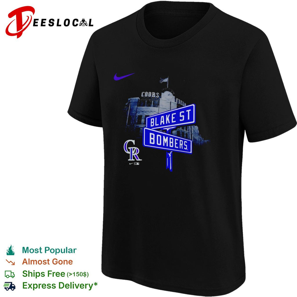 Colorado Rockies Blake St Bombers Coors Field MLB Team Logo shirt