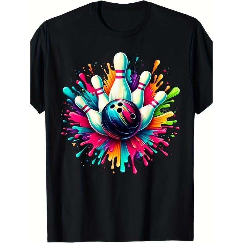 Colorful Bowling Game Day Bowling Cute Colorful Ball T-Shirt made in usa Hoodie, Sweatshirt | TeeBloomCo.com