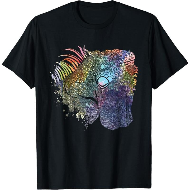 Colorful Iguana - Reptile Lover Herpetology Herpetologist T-Shirt made in usa Hoodie, Sweatshirt | TeeBloomCo.com