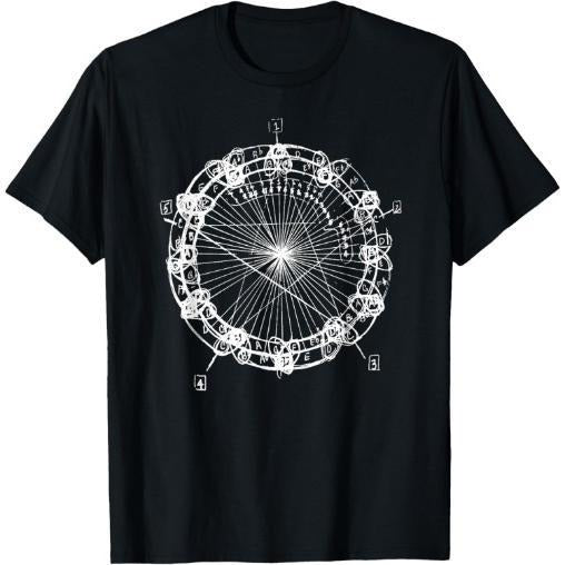 Coltrane Chord Changes Mandala Jazz Musician T-Shirt Made in USA Hoodie, Sweatshirt | TeeBloomCo.com