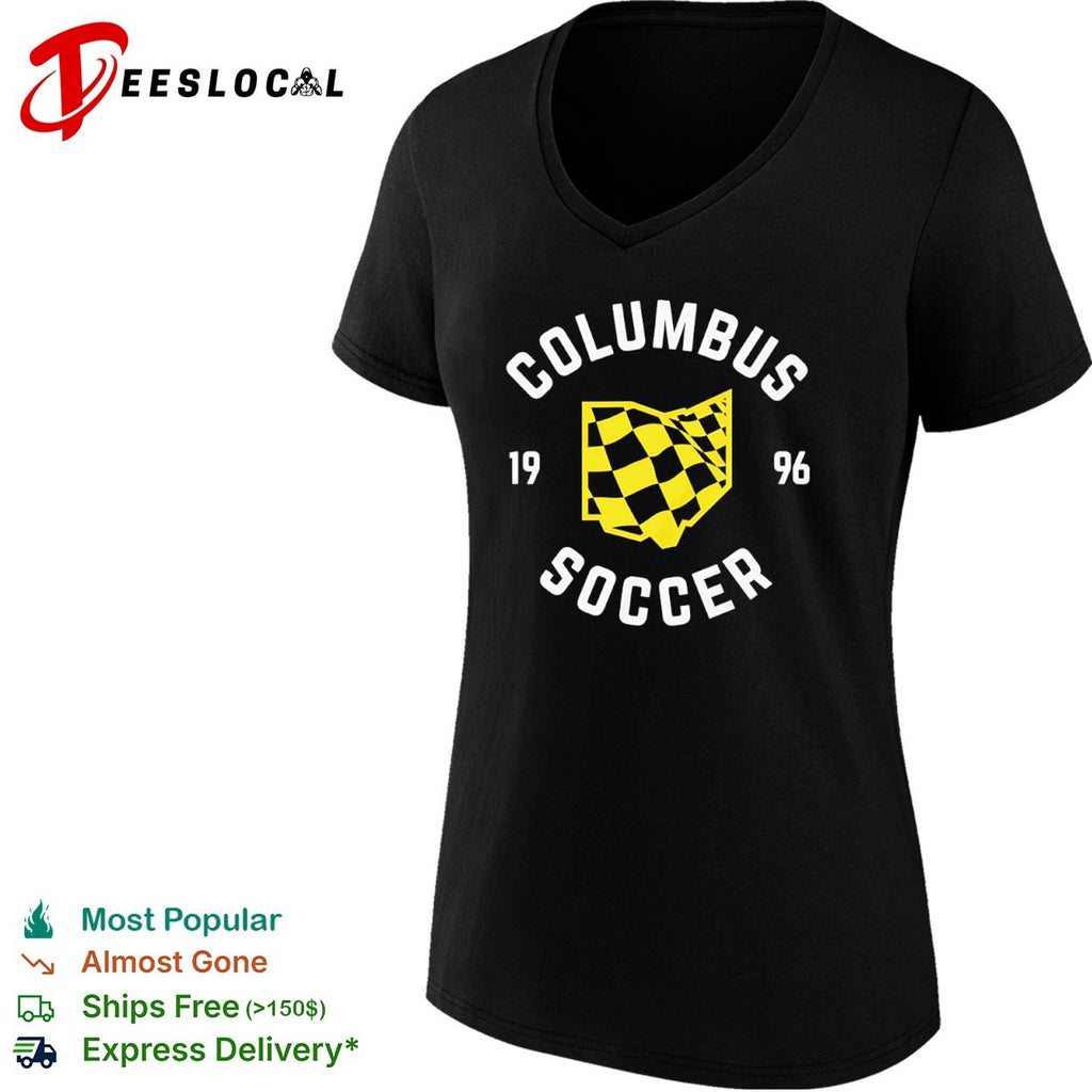 Columbus Crew checkered flag 1996 soccer shirt