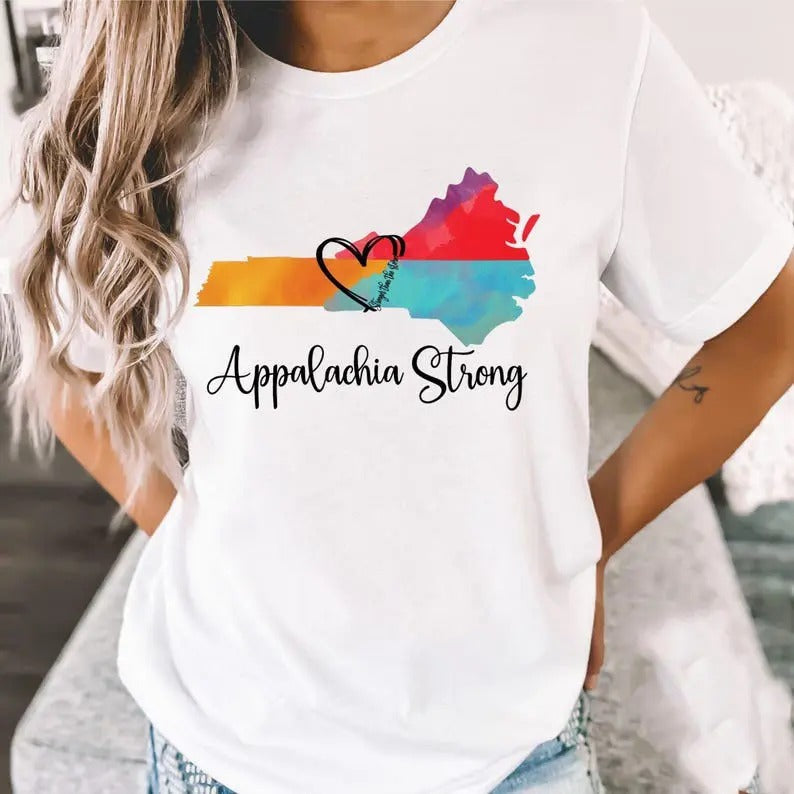 Comfort Colors Appalachia Strong - Hurricane Helene Disaster Relief T Shirt Hoodie, Sweatshirt | TeeBloomCo.com