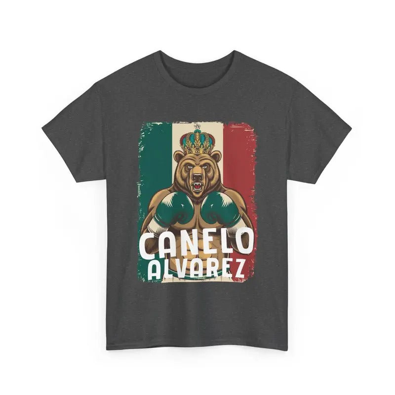 Comfort Colors Canelo Boxing Bear Shirt, Vintage Style Canelo Shirt, Boxing Shirt Hoodie, Sweatshirt | TeeBloomCo.com