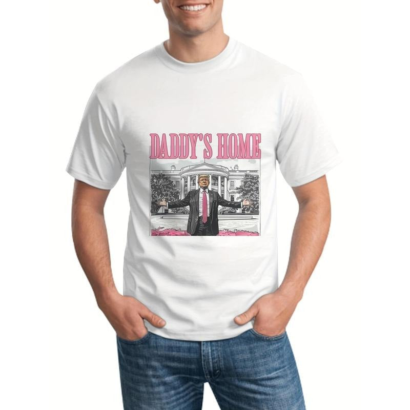Comfort Colors Daddy's Home T-Shirt, Preppy Trump Tee, Make America Great Again Shirt, Voting Felon Shirt, Trump Second...