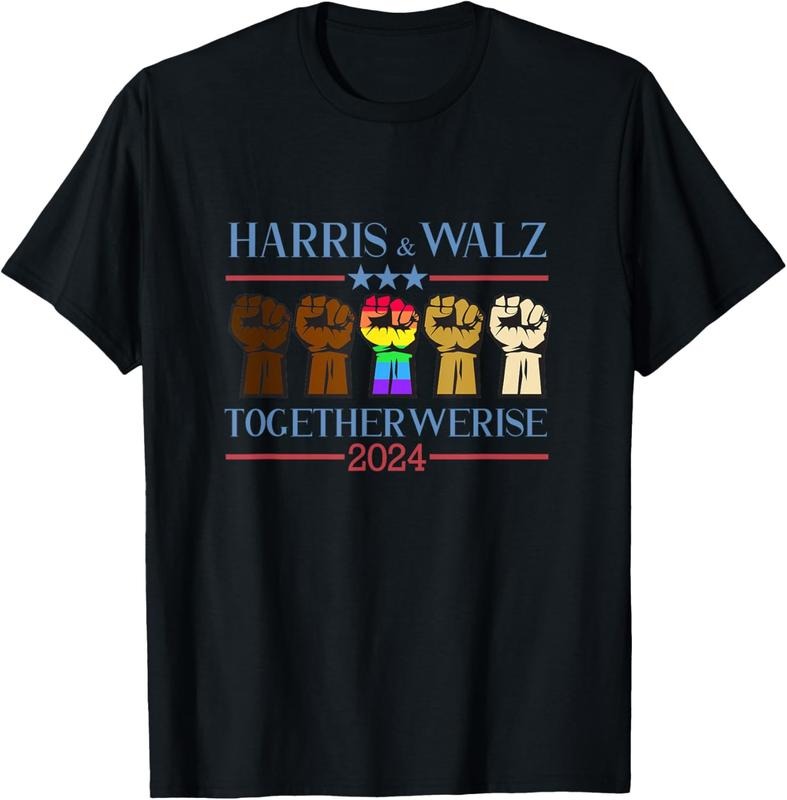 Comfort Colors Kamala Harris Tim Walz 2024 Election LGBT Harris Walz Waltz T-Shirt Hoodie, Sweatshirt | TeeBloomCo.com