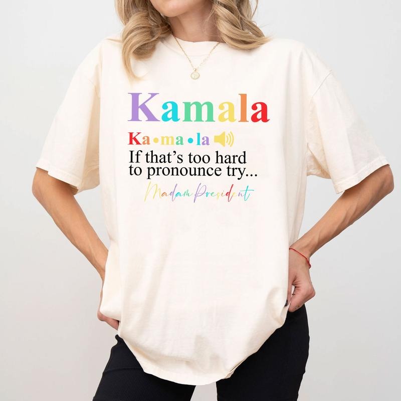 Comfort Colors Madam President Shirt, Kamala Harris Shirt, Democrat Tee, Election 2024 Shirt, Vote Democrat T-shirt,...