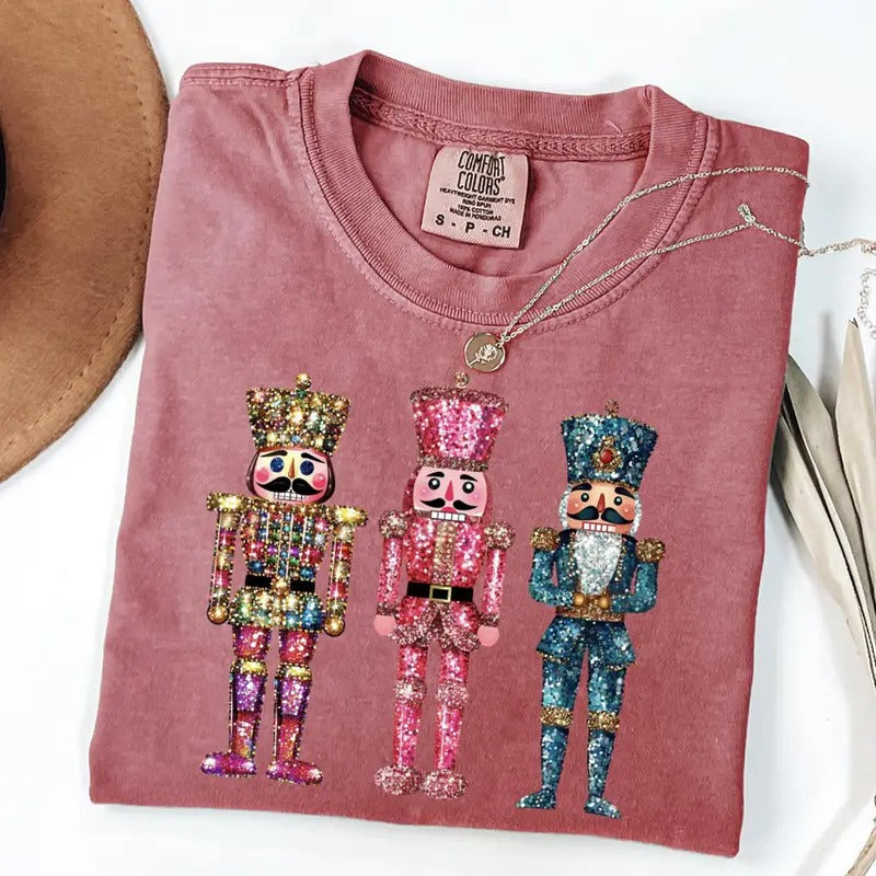 Comfort Colors Nutcracker Christmas Shirt, Cute Vintage Christmas Tee, Christmas Gift Hoodie, Sweatshirt | TeeBloomCo.com