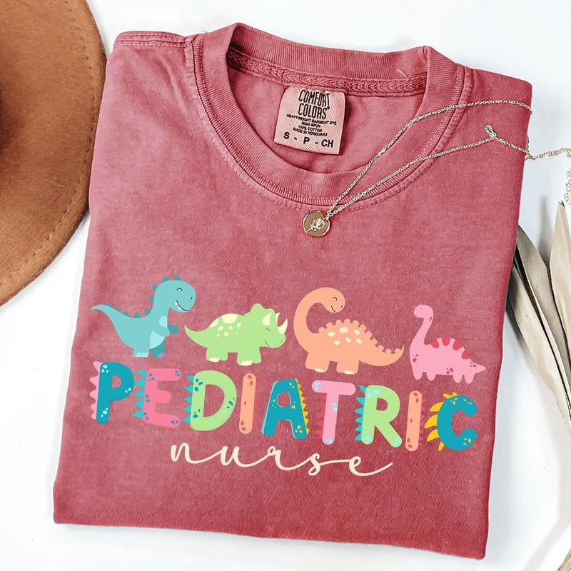 Comfort Colors Pediatric Nurse Shirt, Nurse Shirt, Pediatric Nurse Team T-shirt, Peds Tee, Unisex T-Shirt Hoodie, Sweatshirt