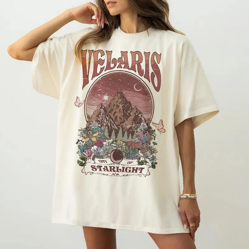 Comfort Colors Velaris City of Starlight Acotar Shirt, The Night Court Shirt, Court of Thorns and Roses Shirt Hoodie,...
