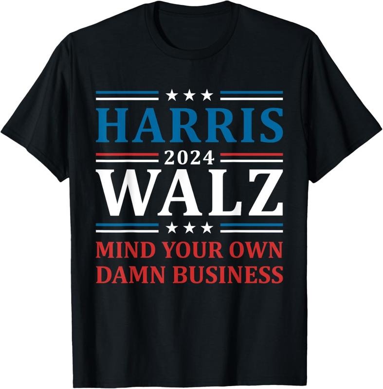 Comfort Colors Walz Waltz 2024 Mind Your Own Damn Business T-Shirt Hoodie, Sweatshirt | TeeBloomCo.com