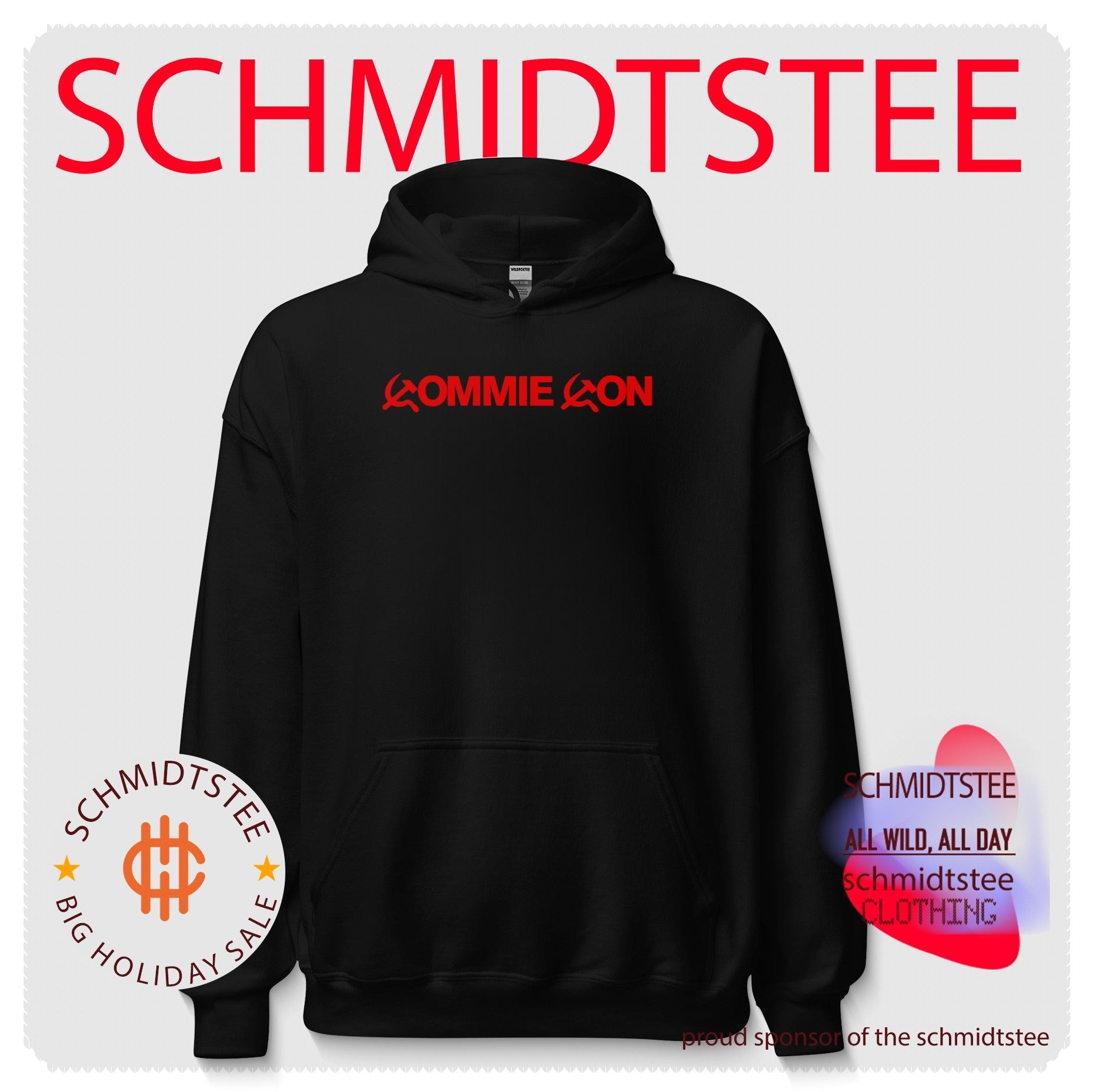 Commie Con Communist Hammer and Sickle Political Satire shirt
