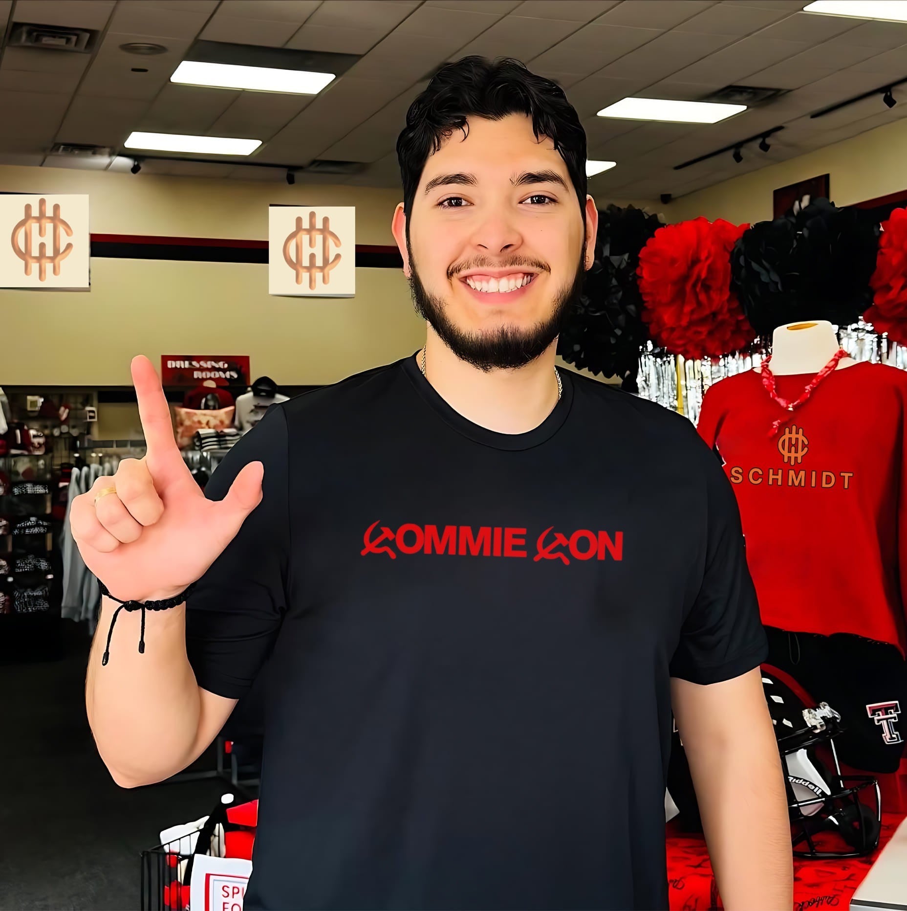 Commie Con Communist Hammer and Sickle Political Satire shirt