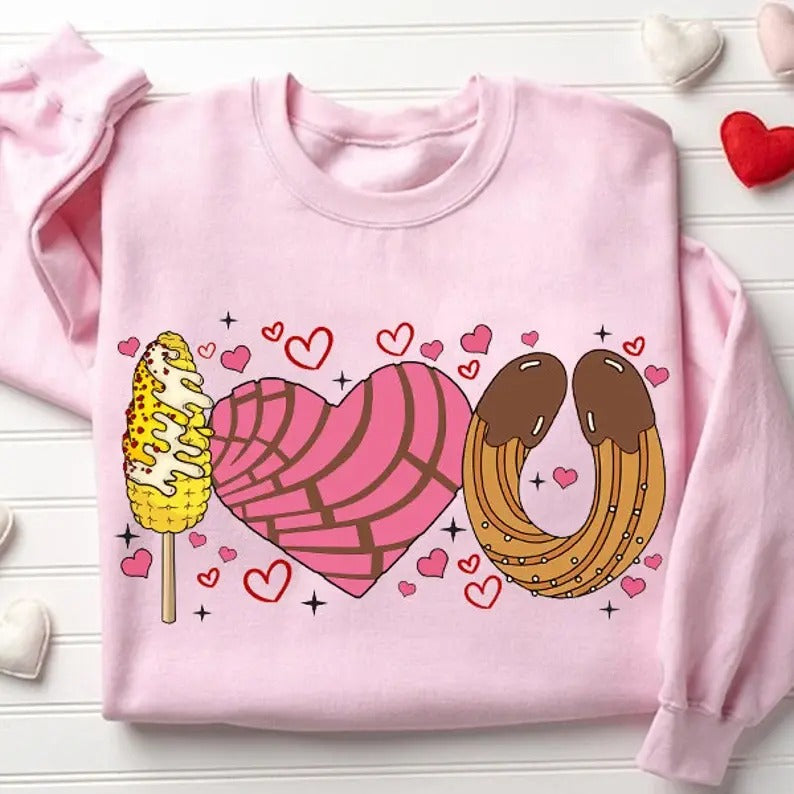 Conchas I Love You Valentine sweatshirt, Hoodie, T-Shirt | TeeBloomCo.com