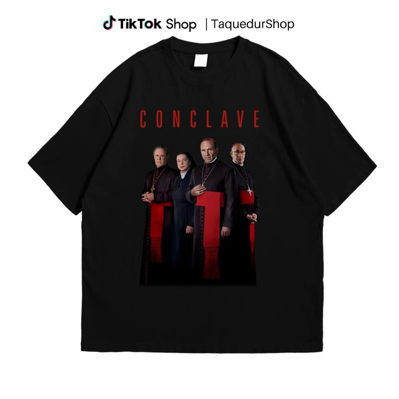 Conclave Shirt, Conclave Movie T-Shirt Harajuku Short Sleeve Streetwear Tops Men Women T Shirt Hoodie, Sweatshirt