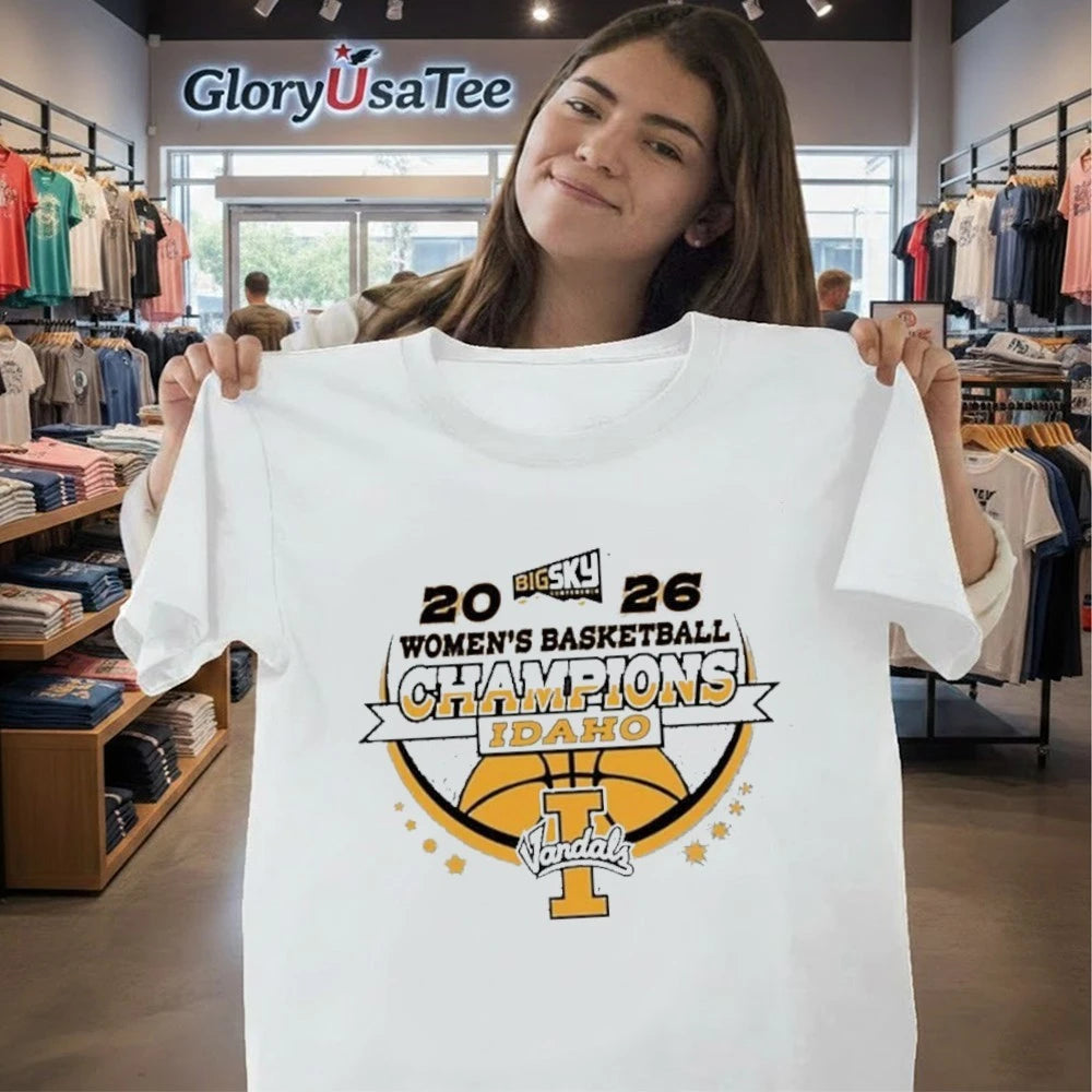 Conference Idaho Vandals Champions 2026 Big Sky Womens Basketball Tournament Shirt