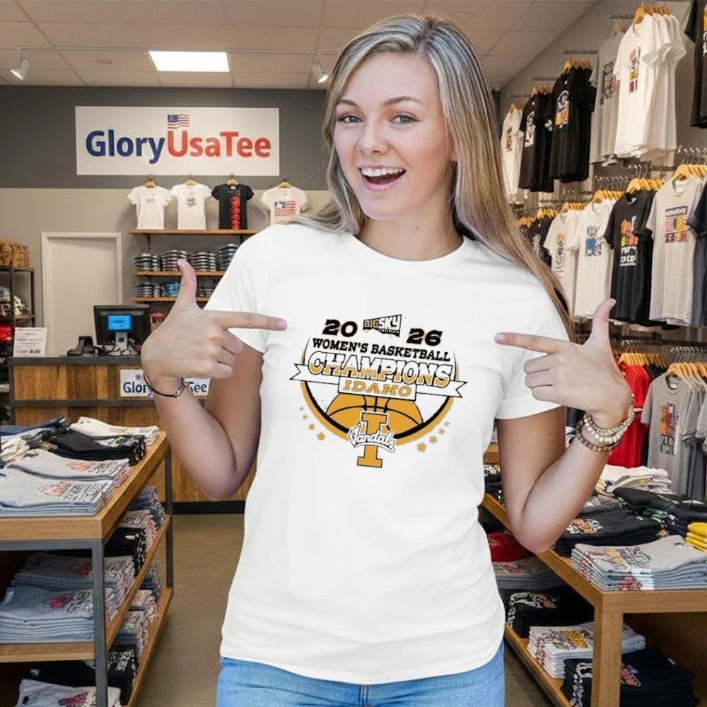 Conference Idaho Vandals Champions 2026 Big Sky Womens Basketball Tournament Shirt