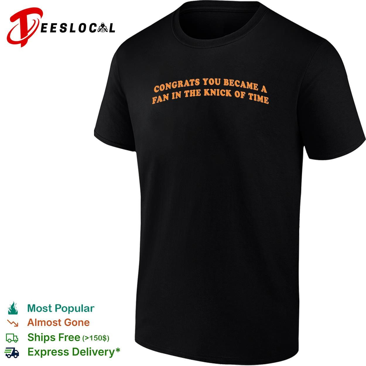 Congrats You Became A Fan In The Knick Of Time New York Knicks basketball NBA Finals 2026 shirt