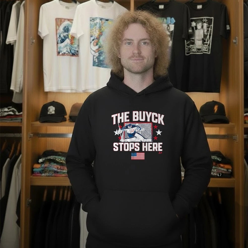 Connor Hellebuyck The Buck Stops Here Shirt