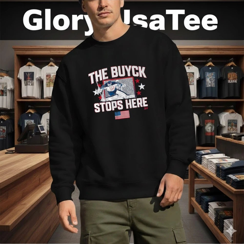 Connor Hellebuyck The Buck Stops Here Shirt