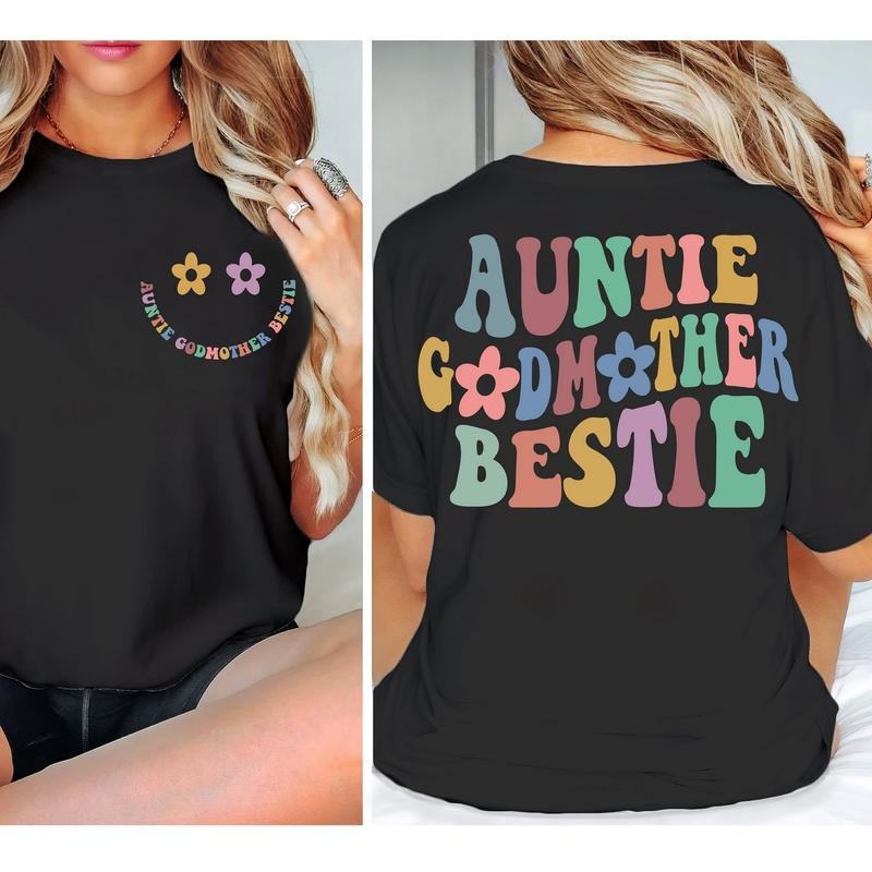 Cool Aunts Bestie Shirt, Aunt Birthday Gift, Auntie Shirt, Aunt Gift, Sister Gifts, Godmother Gifts, Aunt God Mother Gift...