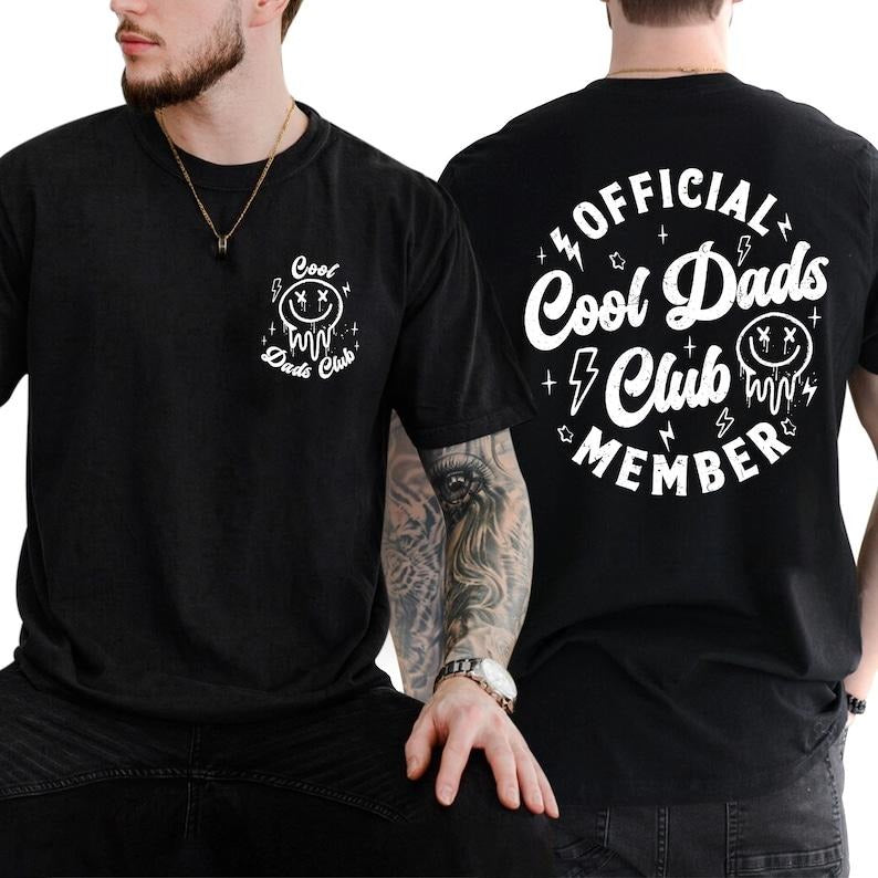 Cool Dads Club Shirt for Men, Colors Shirt for Dad, Dad Sweatshirt,Pregnancy Reveal,Cool Dads Shirt for New Dad,Father...