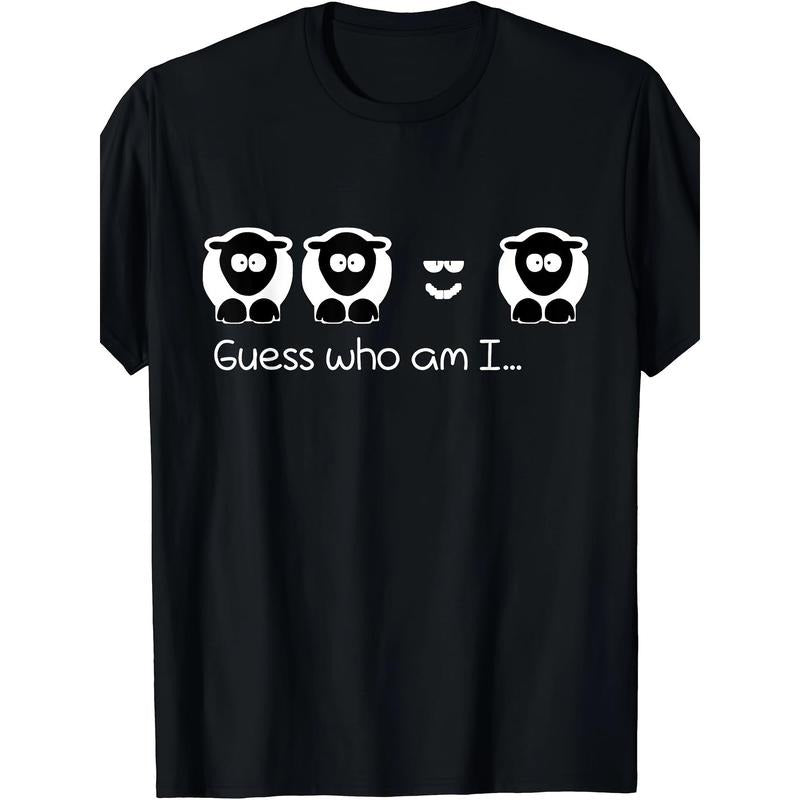 Cool who irony T-shirt Black Sheep Family men's T-shirt Made in USA Hoodie, Sweatshirt | TeeBloomCo.com