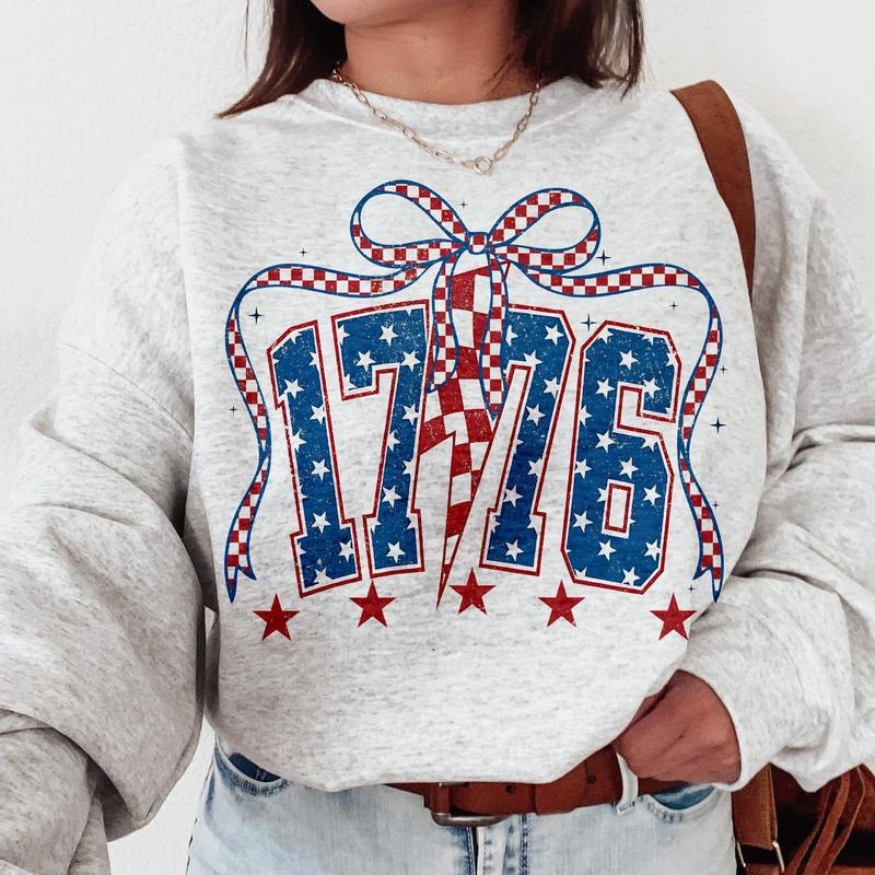 Coquette 1776 Shirt, Retro America Shirt, 4th Of July Shirt, 4th Of July Sublimation Design, American girly Tee,...