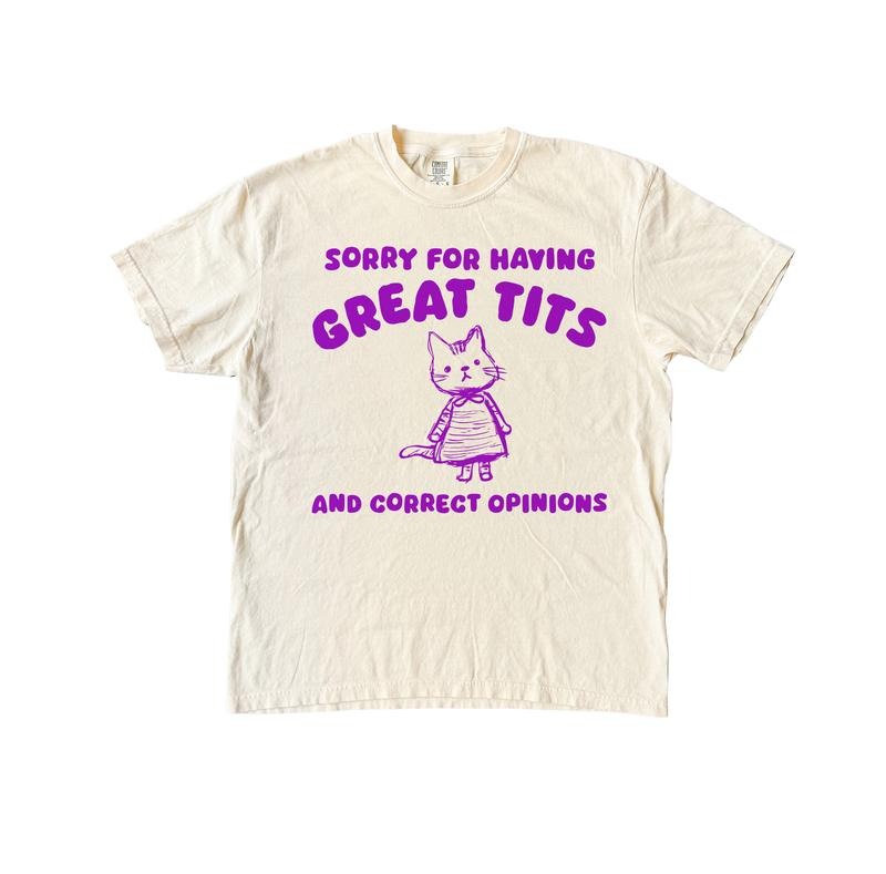 Correct Opinions, Funny Comfort Colors Shirt Hoodie, Sweatshirt | TeeBloomCo.com