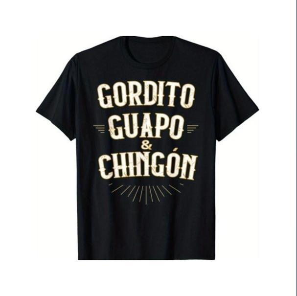 Cotton Short Sleeve T-Shirt Chubby, Handsome and Awesome - Funny Mexican sweatshirt Hoodie | TeeBloomCo.com