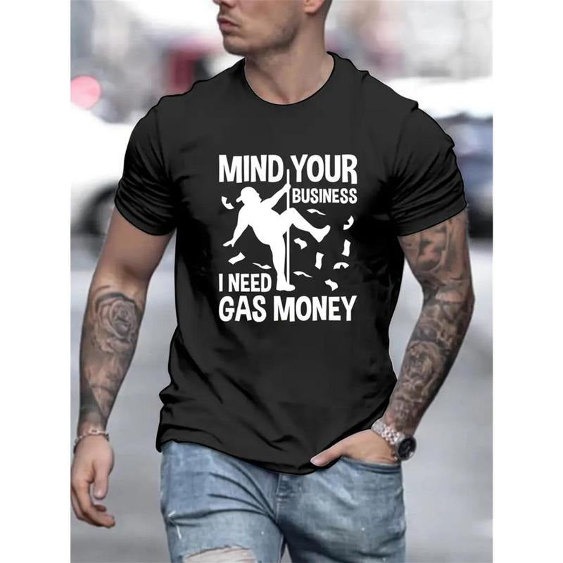 Cotton, Men's Creative Top, Casual Short Sleeve Crew Neck T-shirt, Men's Clothing For Summer Outdoor  made in usa Hoodie,...