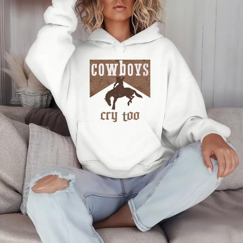 Cowboys Cry Lyrics Shirt, Country Fans Apparel, Concert Outfit, Kelseaa Clothes Merch, Unisex Sweater Pullover Tee...