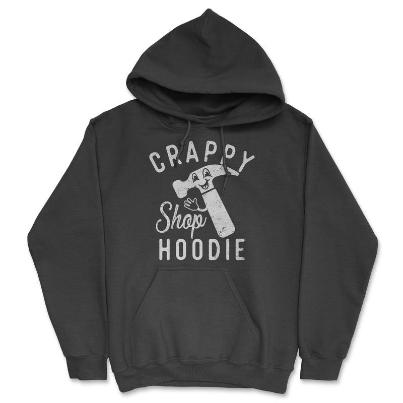 Crappy Shop Hoodie Unisex Hoodie Funny Mechanic Graphic Hooded Sweatshirt Funny Hoodies Sarcastic Hoodie Funny Mechanic...