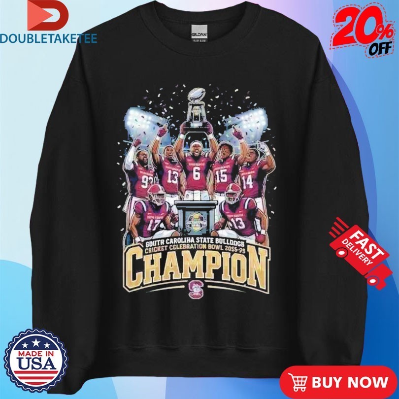 Cricket Celebration Bowl 2025 Championship South Carolina State Bulldogs Winner Congratulations Team Member Shirts