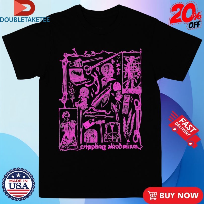 Crippling Alcoholism Camgirl Collage Shirts