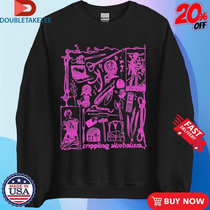 Crippling Alcoholism Camgirl Collage Shirts