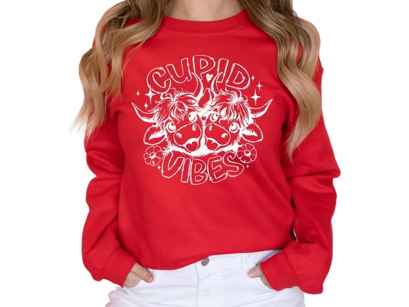 Cupid Vibes Women's Top & Sweatshirts T-Shirts, Hoodie | TeeBloomCo.com