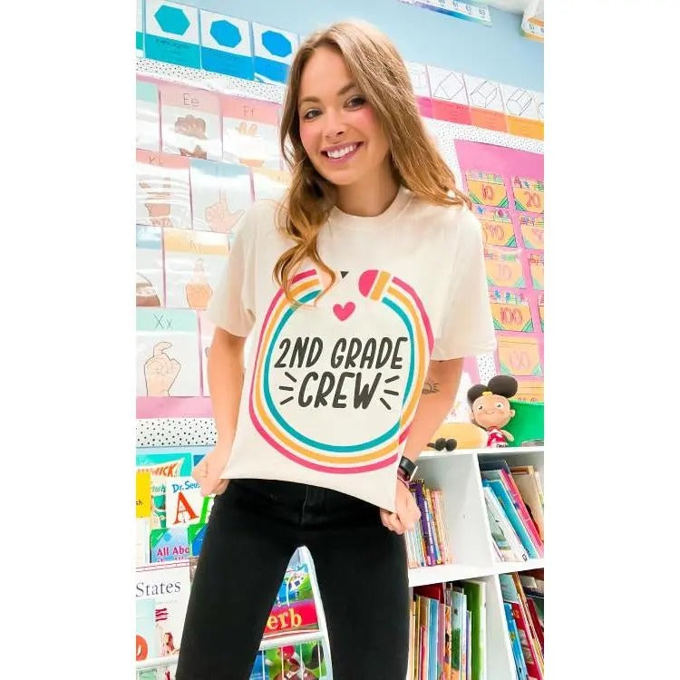 Custom Grade Level Crew T-Shirt Hoodie, Sweatshirt | TeeBloomCo.com