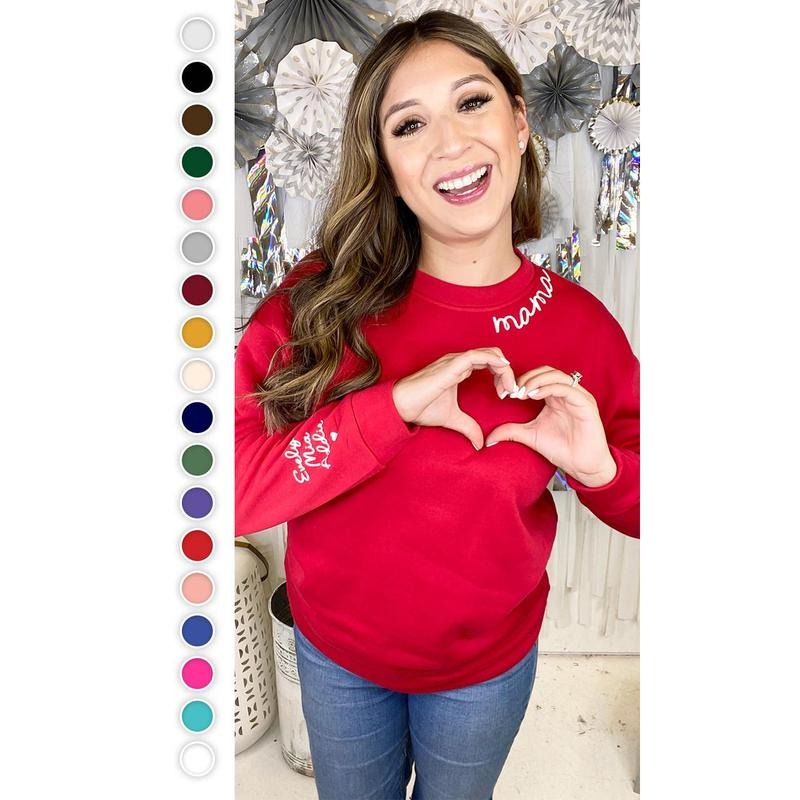 Custom Wear My Heart on My Sleeve Sweatshirt T-Shirts, Hoodie | TeeBloomCo.com