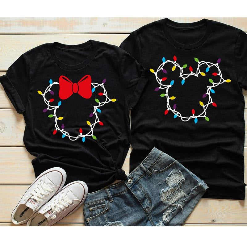 Cute Light Christmas Crewneck Sweatshirt, Hoodie, T-shirt | TeeBloomCo.com