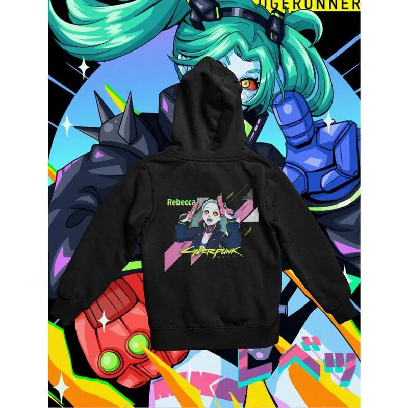 Cyberpunk Edgerunners V2 Hoodie, Cyberpunk Edgerunners Rebecca, Cyberpunk Shirt, Cyberpunk Edgerunners Classic Cotton...