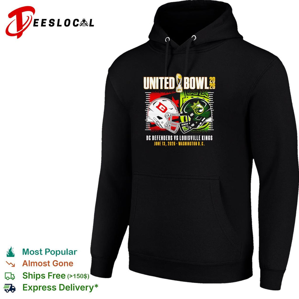 DC Defenders vs Louisville Kings United Bowl 2026 June 13 UFL shirt