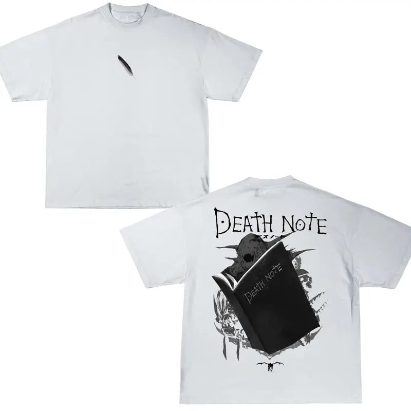 DEATH NOTE AKUMA WHITE T-SHIRT, DEATH NOTE Shirt, DEATH NOTE Merch, Anime Shirt, Vintage Graphic Tee, Anime Graphic Tee,...