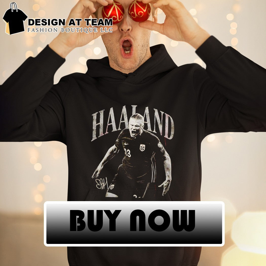 Erling Haaland Norway Soccer World Cup 2026 signature t-shirt