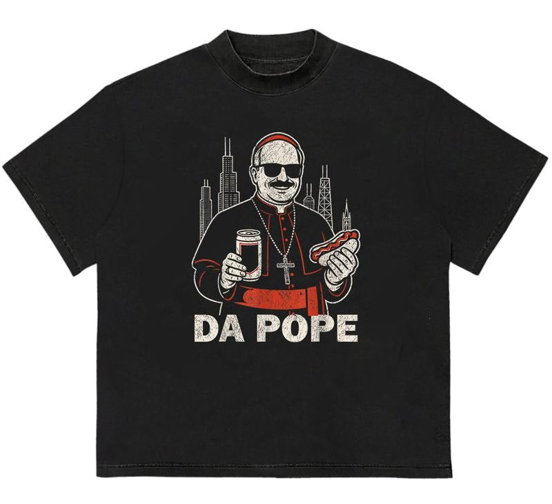 Da Pope From Oblock T-Shirt HipHop Style Soft Cotton Fabric Everyday Graphic Tee Hoodie, Sweatshirt | TeeBloomCo.com